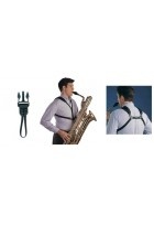 Saxophongurt Soft Harness Schwarz Junior, Länge 21 - 31,2cm