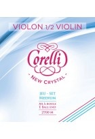 Violin-Saiten New Crystal D 1/2