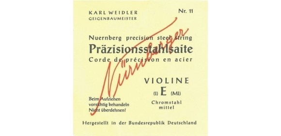 Violin-Saiten Präzision Vollkern 1/8