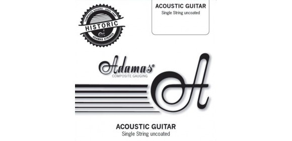 Akustik-Gitarren Saiten Einzelsaiten unbeschichtet Plain - blanke Stahlsaiten .017"/0,43mm