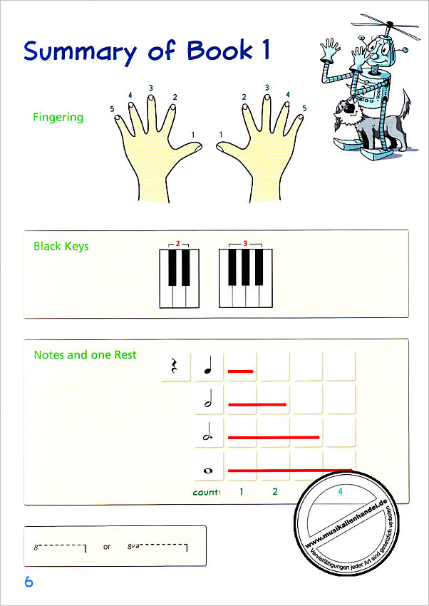 Notenbild für ED 13802 - PIANO JUNIOR 2 - LESSON BOOK