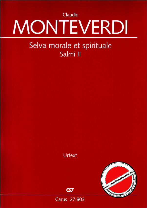 Titelbild für CARUS 27803-00 - SELVA MORALE E SPIRITUALE