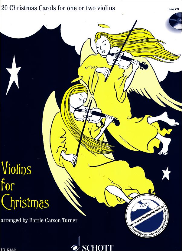 Titelbild für ED 12660 - VIOLINS FOR CHRISTMAS