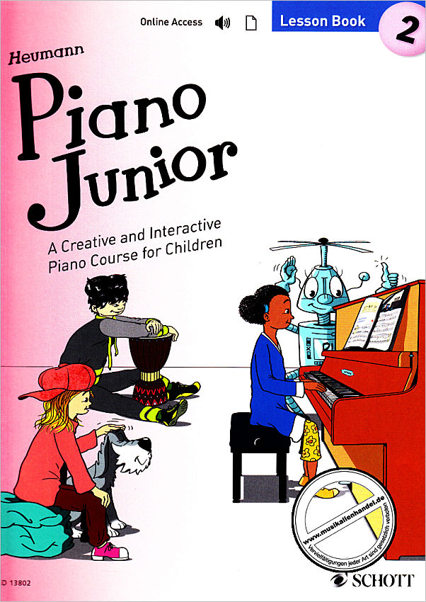 Titelbild für ED 13802 - PIANO JUNIOR 2 - LESSON BOOK