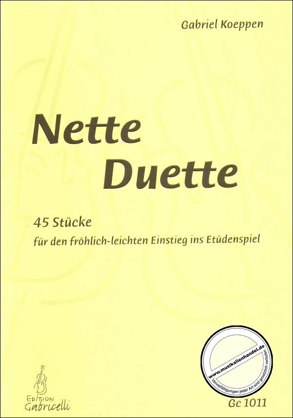 Titelbild für GC 1011 - NETTE DUETTE