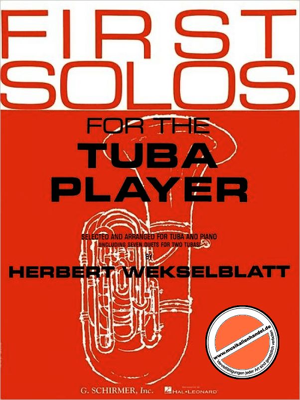Titelbild für GS 33249 - FIRST SOLOS FOR THE TUBA PLAYER