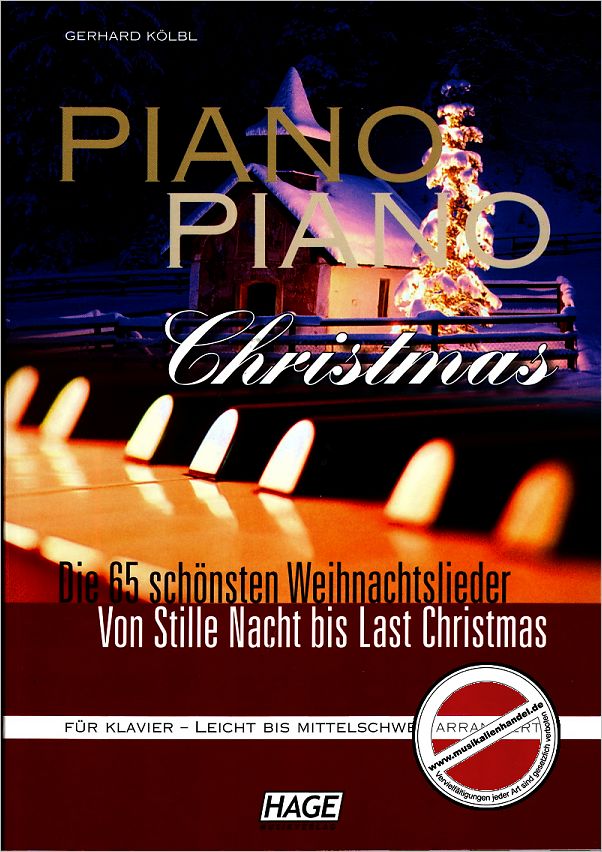 Titelbild für HAGE 3699 - PIANO PIANO - CHRISTMAS