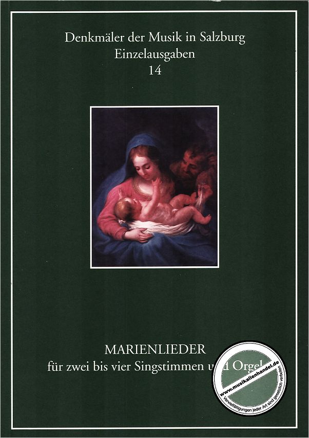 Titelbild für ISBN 3-901353-25-9 - MARIENLIEDER