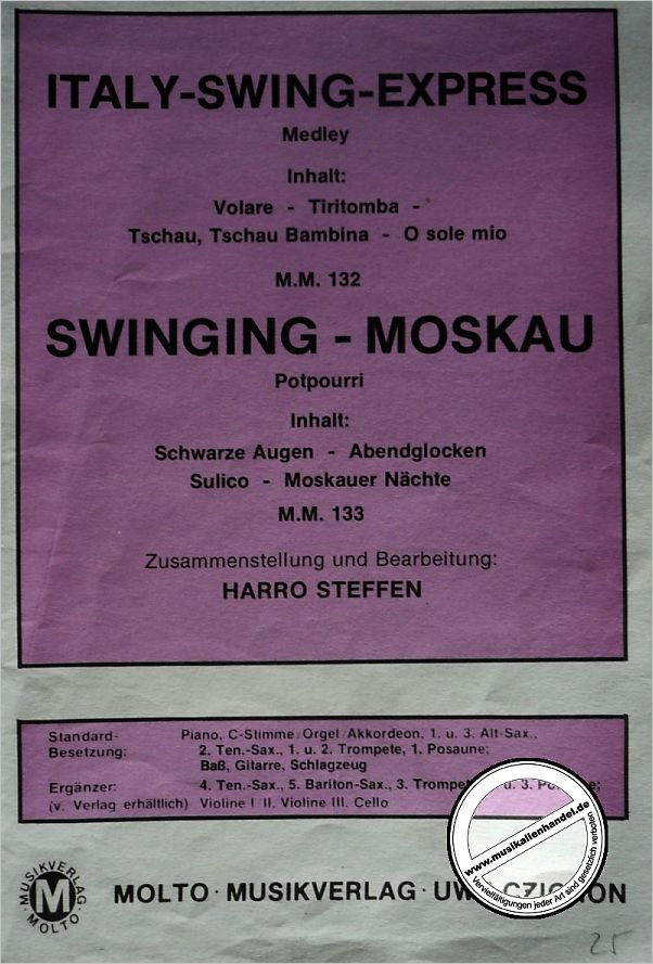 Titelbild für METMM 132 - ITALY SWING EXPRESS + SWINGING MOSKAU