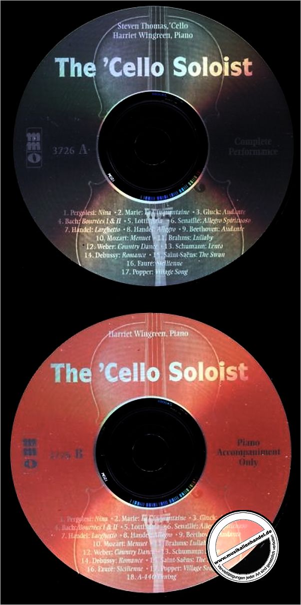 Titelbild für MMO 3726 - THE CELLO SOLOIST