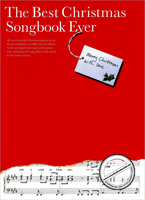 Titelbild für MSAM 956604 - THE BEST CHRISTMAS SONGBOOK EVER