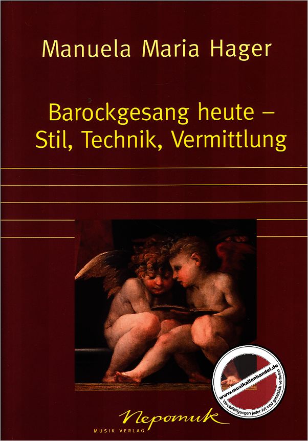 Titelbild für NEP 721 - BAROCKGESANG HEUTE - STIL TECHNIK VERMITTLUNG
