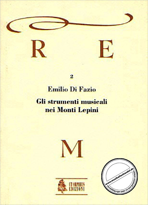Titelbild für ORPHEUS -REM02 - GLI STRUMENTI MUSICALI NEI MONTI LEPINI