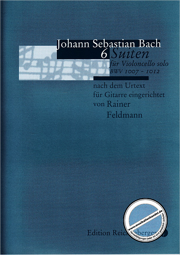 Titelbild für REICH 1000 - 6 SUITEN BWV 1007-1012 (VC)