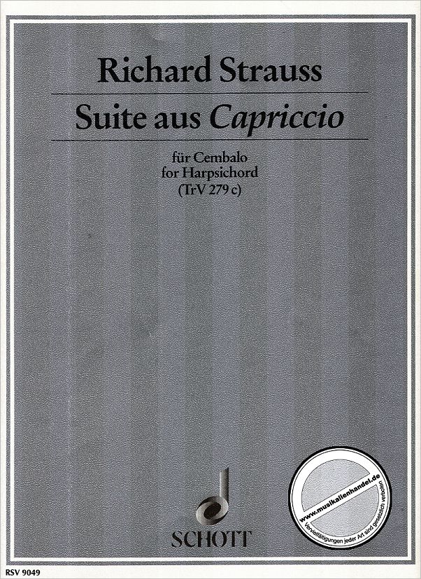 Titelbild für RSV 9049 - SUITE AUS CAPRICCIO TRV 279C
