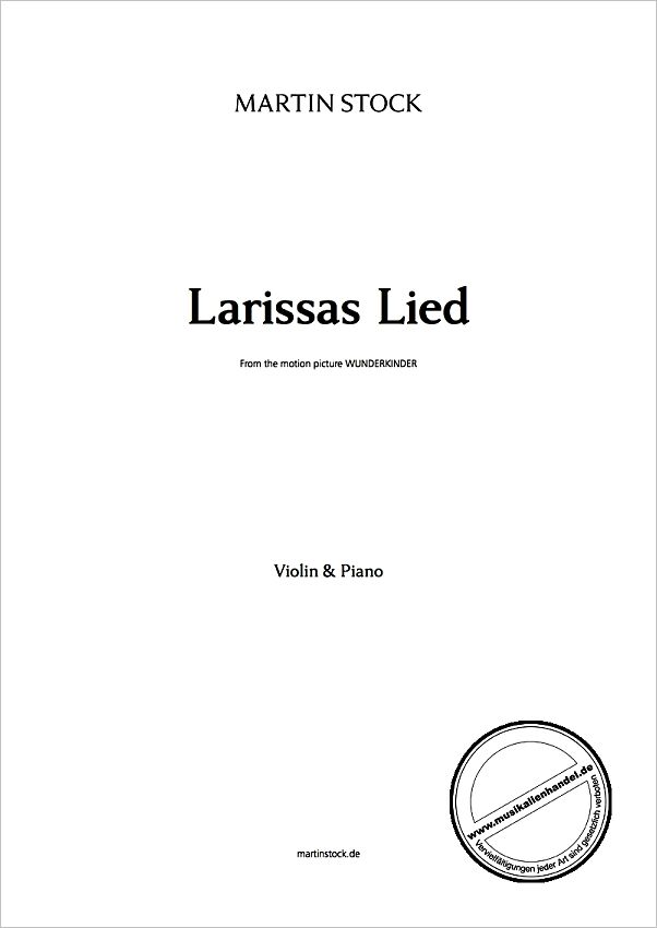 Titelbild für SEV 002 - LARISSAS LIED