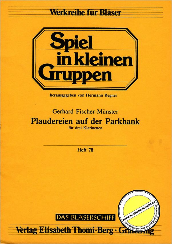 Titelbild für SKG 78 - PLAUDEREIEN AUF DER PARKBANK