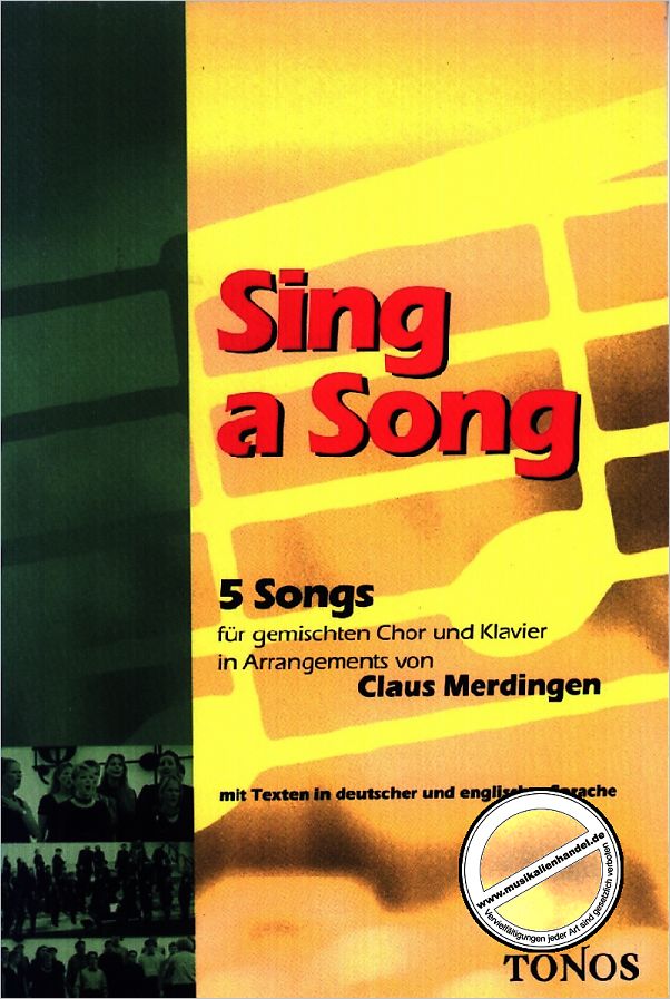 Titelbild für TONOS 6255 - SING A SONG - 5 SONGS