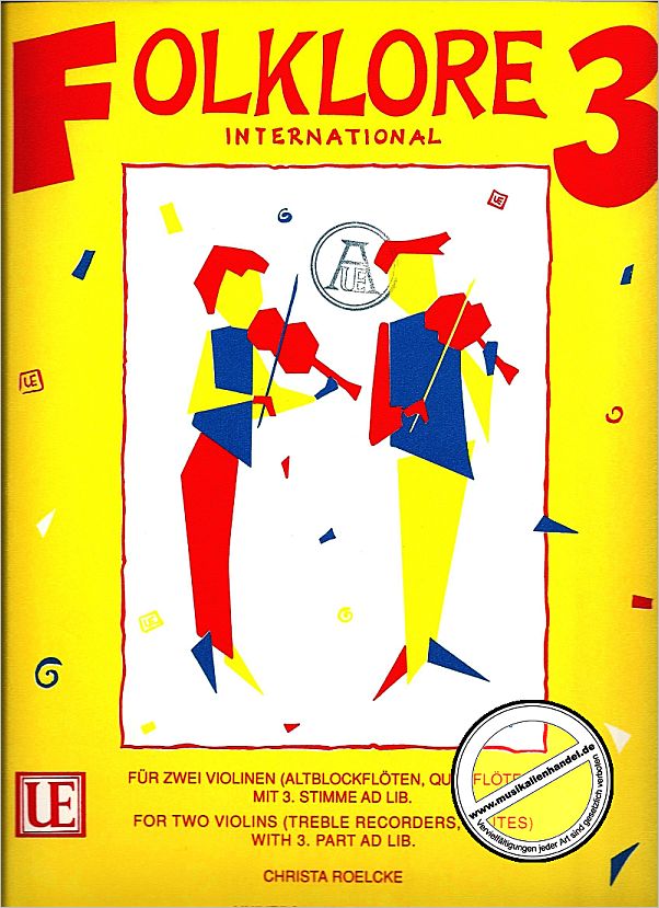 Titelbild für UE 19812 - FOLKLORE INTERNATIONAL 3