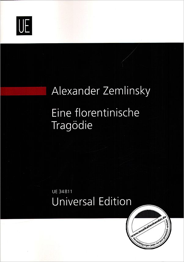 Titelbild für UE 34811 - EINE FLORENTINISCHE TRAGOEDIE
