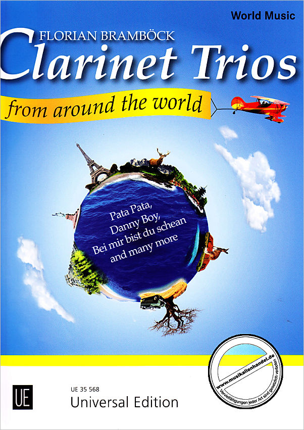 Titelbild für UE 35568 - CLARINET TRIOS FROM AROUND THE WORLD