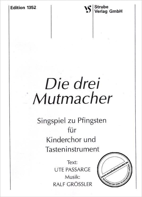 Titelbild für VS 1352 - DIE DREI MUTMACHER