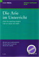 Noten-Titelbild zu DIE ARIE IM UNTERRICHT - ED+20897