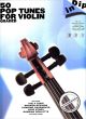 Noten-Titelbild zu 50 POP TUNES FOR GRADED VIOLIN - MSAM+1004740