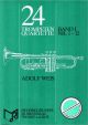 Noten-Titelbild zu 24 TROMPETENQUARTETTE 1 (1-12) - RUNDEL+1486