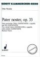 Noten-Titelbild zu PATER NOSTER OP 33 - SKR+19009