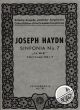 Noten-Titelbild zu SINFONIE 7 C-DUR HOB 1/7 (LE MIDI) - UEPH+707