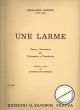Noten-Titelbild zu UNE LARME, TEMA E VARIAZIONI - ZANIBON+5186