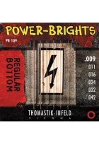 Thomastik Power Brights Series, Stärke 009 Gewamusic, Guitars, Saiten, E-Gitarre, 6-saitige Gitarre, Satz

Power Brights Series,
Regular Bottom,
Light,
009, 011,016, 024, 032, 042