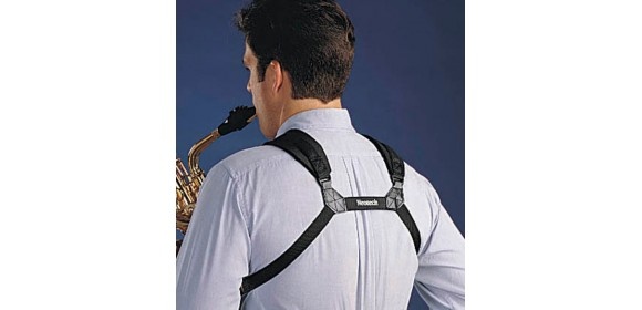 Saxophongurt Soft Harness Schwarz Junior, Länge 21 - 31,2cm