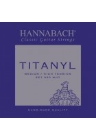 Klassikgitarre-Saiten Serie 950 Medium/High Tension Titanyl 3er Diskant-Satz