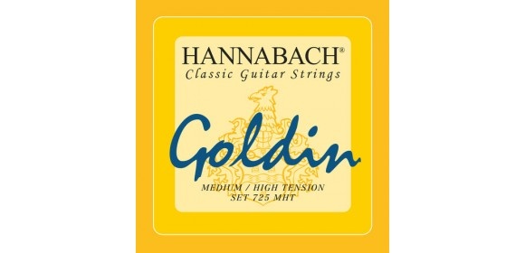 Klassikgitarre-Saiten Serie 725 Medium/High Tension Goldin Satz medium-high