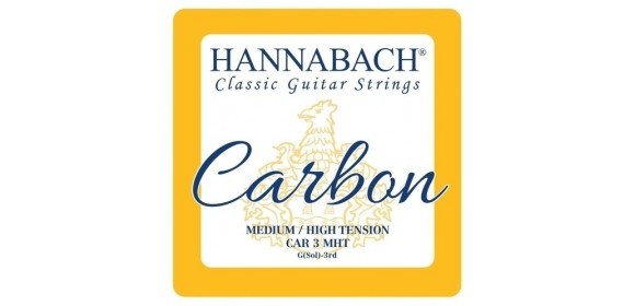 Klassikgitarre-Saiten CARBON Medium/High Tension Diskant G3