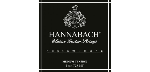 Klassikgitarre-Saiten Serie 728 Medium Tension Custom Made Satz medium tension