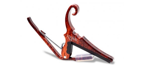 Kapodaster Quick-Change Capo Klassikgitarre rosewoodfarben