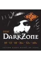 E-Gitarre-Saiten Roto Satz Darkzone Custom 10-56