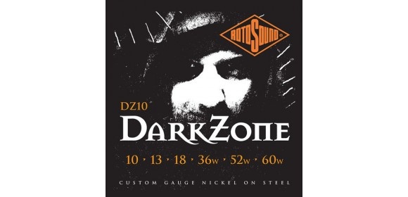 E-Gitarre-Saiten Roto Satz Darkzone Custom 10-56