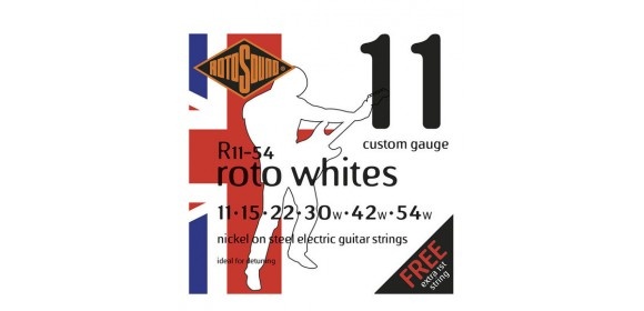 E-Gitarre-Saiten Roto Satz Custom gauge 11-54