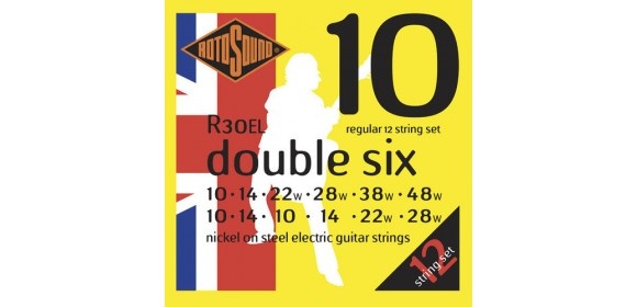E-Gitarre-Saiten Roto Satz 12-string Regular 10-48