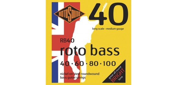 E-Bass Saiten Roto Bass Satz 4-string Nickel Medium 40-100