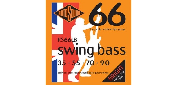 E-Bass Saiten Swing Bass 66 Satz 4-string Medium Light 35-90