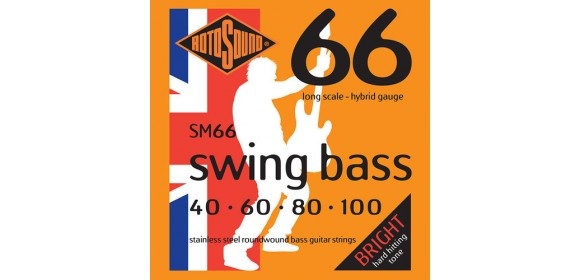 E-Bass Saiten Swing Bass 66 Satz 4-string Hybrid 40-100