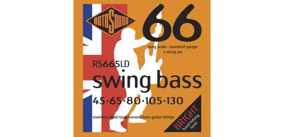E-Bass Saiten Swing Bass 66 Satz 5-string Stainless Steel Standard 45-130