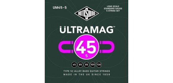 E-Bass Saiten Ultramag Satz 5-string Standard 45-130