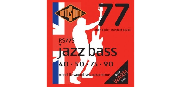 Jazz-Bass Saiten Jazz Bass 77 Satz 4-string  Extra Long 45-105 // Extra lange Mensur (33.5"/850mm bis 36"/915mm)