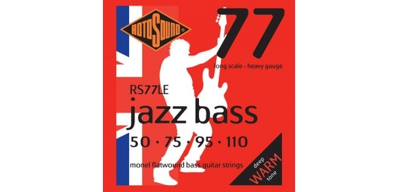 Jazz-Bass Saiten Jazz Bass 77 Satz 4-string Flatwound Heavy 50-110